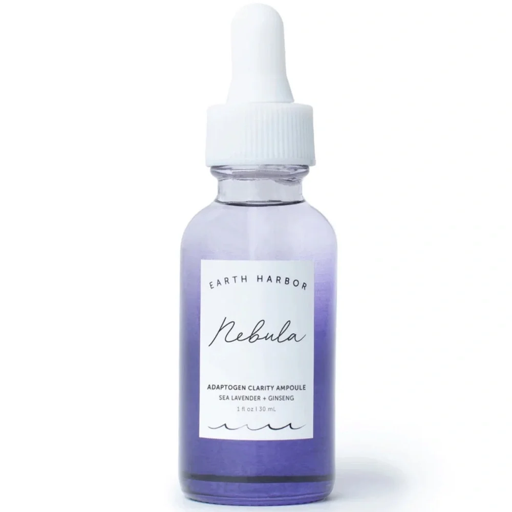 EARTH HARBOR NEBULA Adaptogen Clarity Ampoule 1oz $46 NIB CLEAN BEAUTY